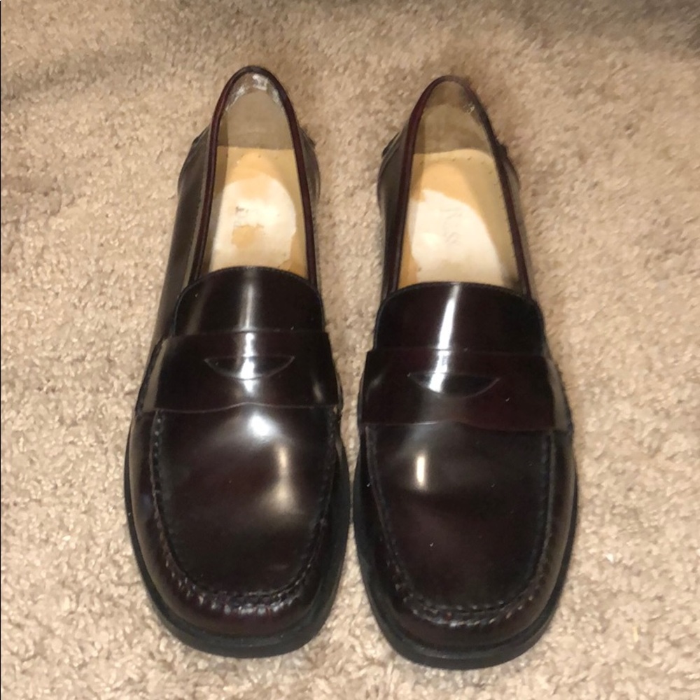 Bass burgundy cortney loafer